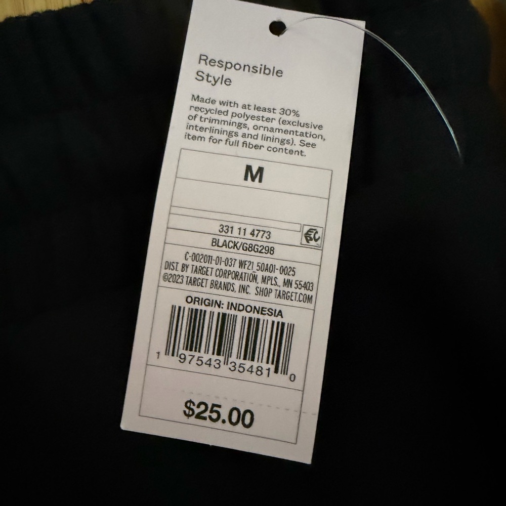 NWTs 2 Pairs Target Wild Fable Sweatpants. Black and Gray both size medium - Picture 2 of 3